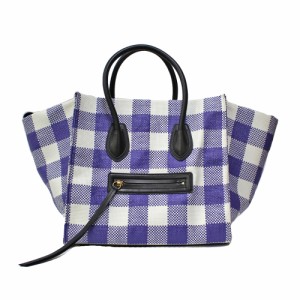 【限界値下げ祭26-OF】 セリーヌ ラゲージミニ ハンドバッグ セリーヌ ホワイト レディース CELINE 中古