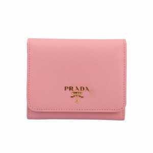 プラダ 三つ折り財布 レザー 1MH176 レディース PRADA  中古  R&Kリサイクルキング