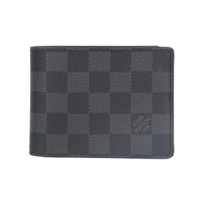 ルイヴィトン ポルトフォイユ スレンダー ダミエグラフィット 二つ折り財布 ダミエグラフィットキャンバス N63261 メンズ LOUIS VUITTON 