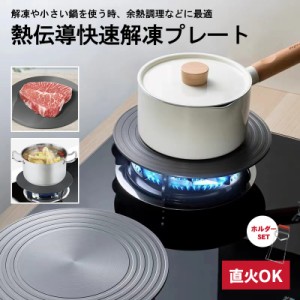 熱伝導 解凍 プレート 24cm 快速解凍 急速冷却 瞬間冷却 自然解凍 肉 ステーキ 魚 熱伝導 余熱調理 料理 鮮度維持 調理器具キッチン用品 