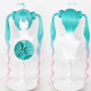 【送料無料】コスプレ 初音ミク はつねみく 地雷系ミク Miku サブカルチャー VOCALOID ボーカロイド ボカロ コスプレウィグ ウィッグ か