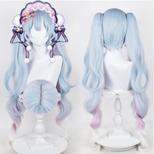 【送料無料】コスプレ 初音ミク はつねみく 雪ミク Miku SnowMiku VOCALOID ボーカロイド ボカロ コスプレウィグ ウィッグ かつら 変装 