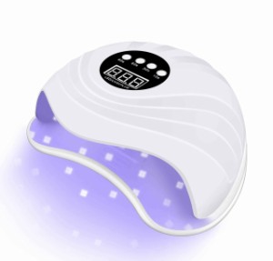 108W UV LEDネイルドライヤー LEDジェルネイル ライト速乾 uvライト レジン用 硬化用ライト ハイパワー 赤外線検知 全ジェル対応 マニキ