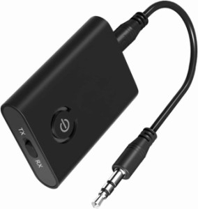 Bluetooth トランスミッター レシーバー 5.0 一台二役 Bluetooth 送信機 受信機 低遅延 ハンズフリー通話 ブルートゥース トランスミッタ