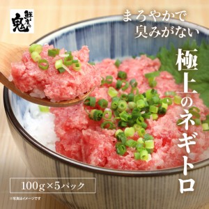 ネギトロ 500g (100g×5パック) 海鮮丼 小分け ねぎとろ 天然マグロ 鮪 ギフト プレゼント 全国送料無料 