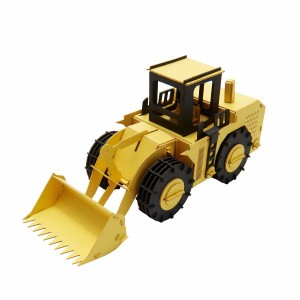 ペーパークラフト 建設機械・重機 あおぞら Cars Craft WHEEL LOADER（ホイールローダー）CC-K4