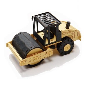 ペーパークラフト 建設機械・重機 あおぞら Cars Craft Road Roller ロードローラー CC-K8