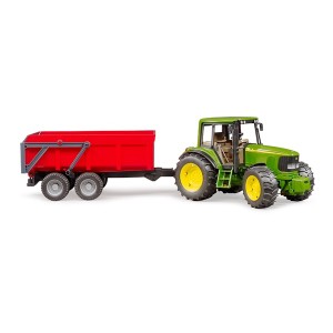 車 おもちゃ ブルーダー BRUDER JD6920トラクター＆Tippingトレーラー(RED) 02057 農機 ジョンディア— John Deere トラクター はたらく