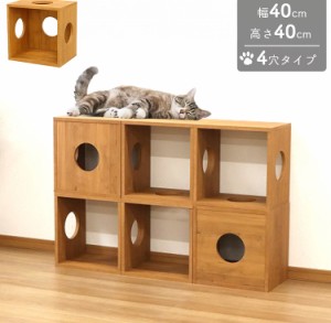 オープンラックシステム 猫ホーム 4S カラーボックス 組み合わせ 猫ハウス キャットハウス 猫グッズ オープンラック 収納ボックス ラック