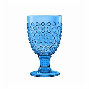 ホブネイル ゴブレットグラス 500ml ブルー 樹脂製 ターホン TarHong コップ 500ml 割れないグラス プラスチック おしゃれ タンブラー 電