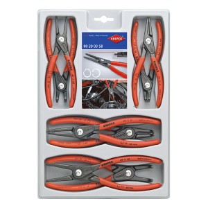 KNIPEX(クニペックス) 002004SB 精密スナップリングプライヤーセット(8本組)【送料無料】(代引不可)