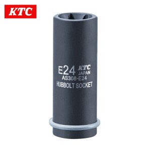 KTC 京都機械工具 差込角12.7SQ インパクトレンチ用ハブボルトソケット AS308-E24(代引不可)