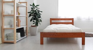 ベッド シングル 長さ 調整 調節 フレーム POSH ポッシュ 天然木伸長式ベッド フレームのみ(代引不可)【送料無料】