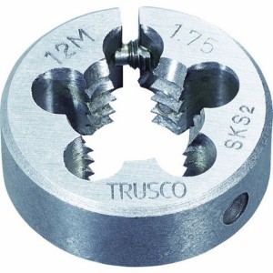 TRUSCO トラスコ 丸ダイス 38径 M12X1.25 (SKS) T38D12X1.25(代引不可)【送料無料】