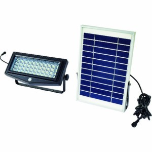 日動 ソーラーLEDセンサーライト セパレート式エコフラッシュ 日動 SOL12PIRSEP 環境改善用品 防災 防犯用品 防犯用センサーライト(代引