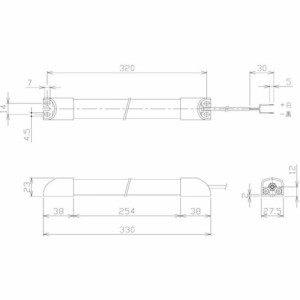 日機 簡易防水型LEDリニアライト DC24V 日機 NLT310DCS 工事 照明用品 作業灯 照明用品 照明器具(代引不可)【送料無料】