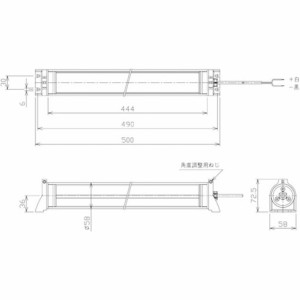 日機 防水型LEDリニアライトDC24V(3mコード付キ) 日機 NLM20SGDC 工事 照明用品 作業灯 照明用品 照明器具(代引不可)【送料無料】