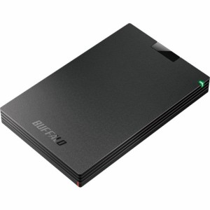 バッファロー ミニステーション USB3.1(Gen.1)対応 ポータブルHDD スタンダードモデル ブラック 1TB バッファロー HDPCG1.0U3BBA オフィ