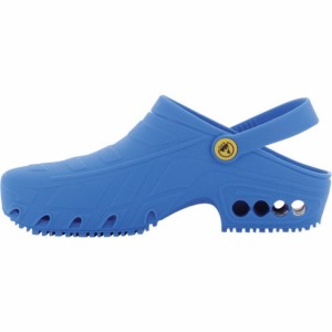 SAFETY J オキシクロッグ エメラルドブルー 21.5/22.5 SAFETY J OXYCLOGEBL215225 保護具 安全靴 作業靴 静電作業靴(代引不可)【送料無料