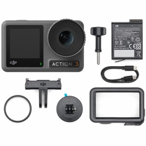 DJI アクションカメラ Osmo アクション 3 スタンダードコンボ DJI D220914010 測定 計測用品 撮影機器 ウェアラブルカメラ(代引不可)【送