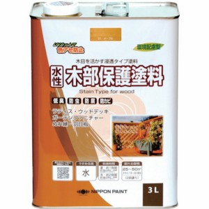 ニッペ 水性木部保護塗料 3L メープル HXY001-3 ニッペ HXY0013 工事 照明用品 塗装 内装用品 塗料(代引不可)【送料無料】