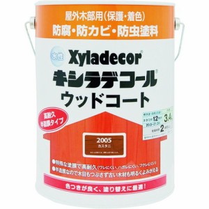 KANSAI 水性XDウッドコートS カスタニ 3.4L 97670110000(代引不可)【送料無料】