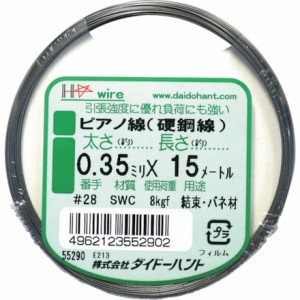 ダイドーハント ピアノ線 #28X15m ダイドーハント 金物 建築資材 建築金物 針金(代引不可)