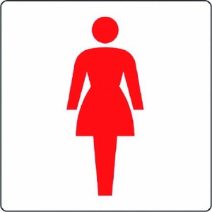 ユニット ピクトサイン トイレ女 ユニット 安全用品 標識 標示 安全標識(代引不可)
