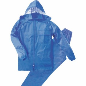 トオケミ 上下組レインスーツ Neoレインワールド ブルー トオケミ 保護具 作業服 雨具(代引不可)