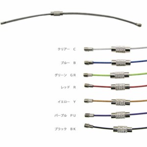 水本 キーワイヤーホルダー ワイヤー径1mm 全長120mm クリアー 水本機械製作所 オフィス 住設用品 オフィス家具 キーボックス(代引不可)