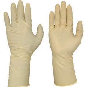 サンコー エクセレントラテックス手袋 NR-310 L ロングタイプ 100枚入 三興化学工業 保護具 作業手袋 使い捨て手袋(代引不可)