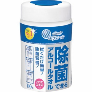 エリエール 除菌デキルアルコールタオル 本体 100枚 EBS 清掃 衛生用品 労働衛生用品 除菌衛生用品(代引不可)【送料無料】