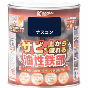 KANSAI 油性鉄部用S ナスコン 0.7L カンペハピオ 工事 照明用品 塗装 内装用品 塗料(代引不可)
