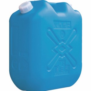 ヒシエス 灯油缶 18L 青 土井金属化成 研究用品 ボトル 容器 ポリタンク(代引不可)