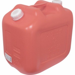 ヒシエス 灯油缶 20L 赤 土井金属化成 研究用品 ボトル 容器 ポリタンク(代引不可)