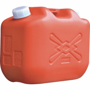 ヒシエス 灯油缶 10L 赤 土井金属化成 研究用品 ボトル 容器 ポリタンク(代引不可)