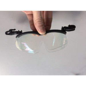 MK PC-03 帽子ニ掛ケル保護グラス ラージタイプ MARUKI HARDWARECORPORATION 保護具 保護メガネ 防災面 一眼型保護メガネ(代引不可)