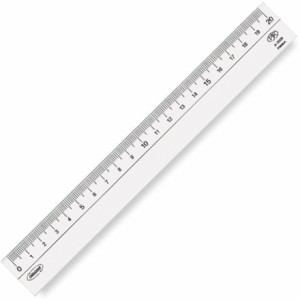 共栄プラスチック メタクリル直線定規 20cm 共栄プラスチック 測定 計測用品 測定工具 定規(代引不可)