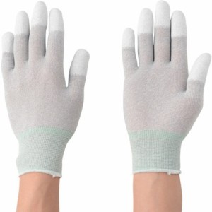 勝星 制電指先ウレタン手袋10双組 M 勝星産業 保護具 作業手袋 静電気防止手袋(代引不可)