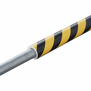 ユニット パイプカバー 黄黒 単管用69φ×1m ユニット 安全用品 安全用品 拡声器(代引不可)