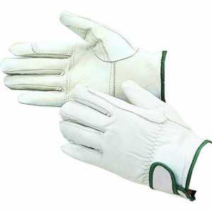 オタフク 454白 マジック止アテ付 AD おたふく手袋 保護具 作業手袋 革手袋(代引不可)