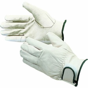 オタフク 455 アウトドアアテ無マジック止 白 おたふく手袋 保護具 作業手袋 革手袋(代引不可)