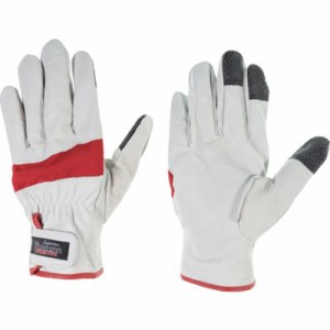 ペンギンエース 豚革手袋 レスキューフォース レッド L RF1REDL 保護具 作業手袋 革手袋(代引不可)