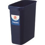 JTX 830390持ち手付きゴミ箱角型8L ブルー N154J-B N154JB 清掃・衛生用品 清掃用品 ゴミ箱(代引不可)