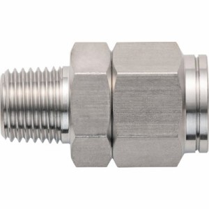 潤工社 ステンレス継手 ニップル(インチ系列) 6.35×4.57mm PT1/4 N14PT14SUS 空圧用品 流体継手・チューブ チューブ継手(代引不可)