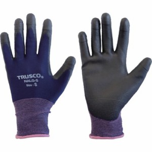 TRUSCO 5本指先補強 ウレタン背抜き手袋 S NALGS 保護具 作業手袋 すべり止め背抜き手袋(代引不可)