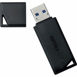 バッファロー USB3.1(Gen1)/USB3.0対応 USBメモリー バリューモデル 64GB ブラック RUF3K64GBBK オフィス・住設用品 OA用品 メモリ(代引