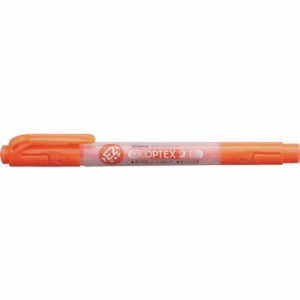 ゼブラ 蛍光ペン 蛍光オプテックス2-EZ オレンジ WKT11OR オフィス・住設用品 文房具 筆記具(代引不可)