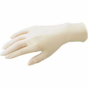 バリアローブ ラテックス手袋繊細グリップパウダーフリーL(100枚入) NO.2415L 保護具 作業手袋 使い捨て手袋(代引不可)