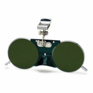 YAMAMOTO 二眼型遮光めがね 遮光度#5 レンズ色グリーン NO.2275 工事・照明用品 溶接用品 遮光メガネ(代引不可)